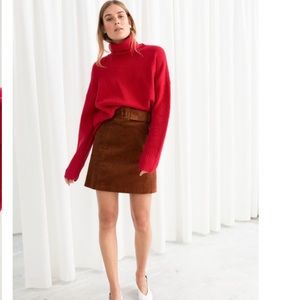 Other Stories red turtleneck